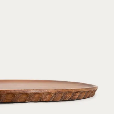 Produktbild von HOMLA RILLET Servierbrett aus Akazienholz 28 cm