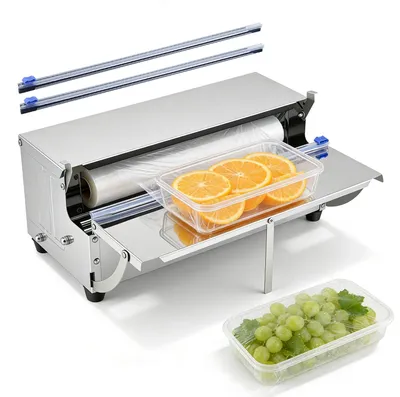 Frischhaltefolien-Dispenser mit 3 Ersatzklingen, manuell