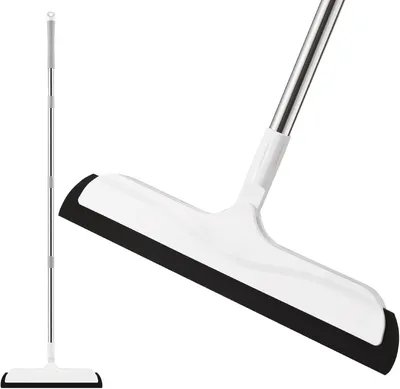 Productafbeelding van Waterschuiver, telescopische steel 126 cm, rubberen lip, voor douche en keuken