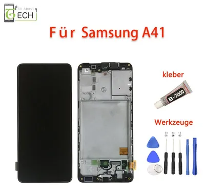 Produktbild von OLED Display Samsung Galaxy A41 A415F LCD + Rahmen Touchscreen