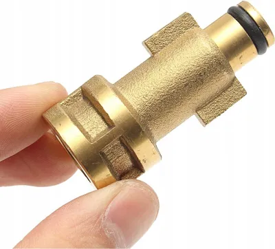 Immagine prodotto di Rosfix Adattatore da Baionetta a Filettatura Femmina da 1/4" – Ricambio per Vecchie Idropulitrici Bosch Aquatak | Ottone, 160 bar, 60°C