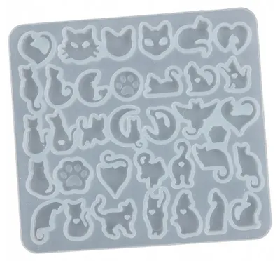 Produktbild von Dekorynka BFS716 Silikonform Mikro-Katzen für Resin
