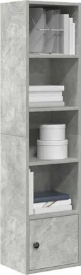 Produktbild von Maison Exclusive - Bücherregal Betongrau 31x24x127 cm Holzwerkstoff