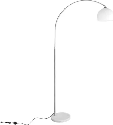 Produktbild von CCLIFE LED Bogenleuchte Bogenlampe Stehlampe Standleuchte Lampe Wohnzimmerlampe weißE27, Color:Weiss. höhenverstellbar 130-180cm