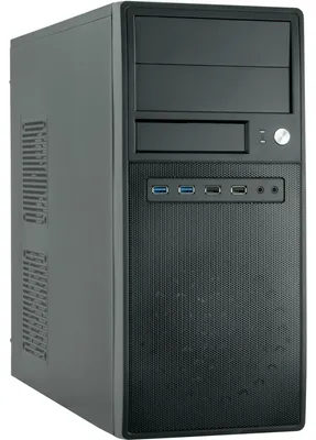 Obrázok produktu pre Chieftec CG-04B-OP, Midi Tower, PC, Čierna, ATX, micro ATX, SECC, 14 cm