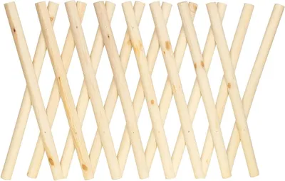 Immagine prodotto di TIMBERMIK Recinzione A Fisarmonica In Legno Fresco Pino 160-250 cm Altezza 101 cm Grigliato Estensibile Spalliera Da Giardino Colore Naturale