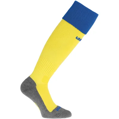 Image de uhlsport Club Chaussettes jaune citron/bleu azur 29-32