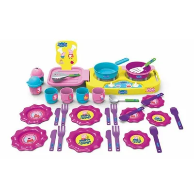 Zdjęcie produktu dla MAC TOYS Świnka Peppa: Zestaw zastawy stołowej 35 szt.
