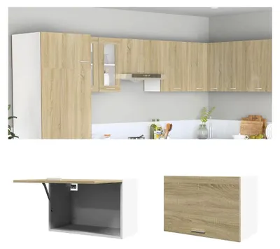 Produktbild von Hängeschrank Lyon Sonoma Eiche 60x31x40 cm Holzwerkstoff