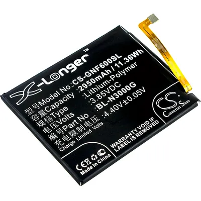 Produktbild von TECHTEK Akku Kompatibel mit [GIONEE] F6, F6L Ersetzt BL-N3000G
