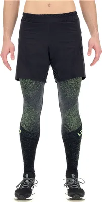 Produktbild von UYN Exceleration 2in1 Laufshorts Herren black/yellow fluo XXL