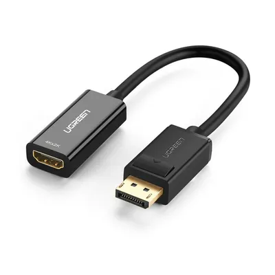 Obrázok produktu pre Ugreen 40362, 0,25 m, DisplayPort, HDMI, Samec, Samica, Zlato
