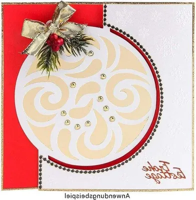 Produktbild von Weihnachtskarten 16x16cm 250g/m2 mit Kuverten