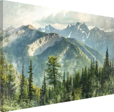 Obrázek produktu pro Plátno obraz do obývacího pokoje horská krajina 80x120cm
