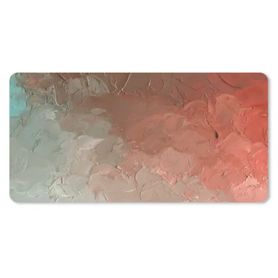 Produktbild von MuchoWow® Mauspad Mousepad Ölfarbe von rot bis blau 60x30 cm - Mousepads - Maus Mat - Pad - Mausunterlage - Nachhaltig