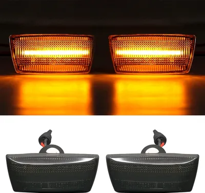 Immagine prodotto di 2x indicatori laterali a LED in nero fumo SET per Opel Adam Astra H Zafira