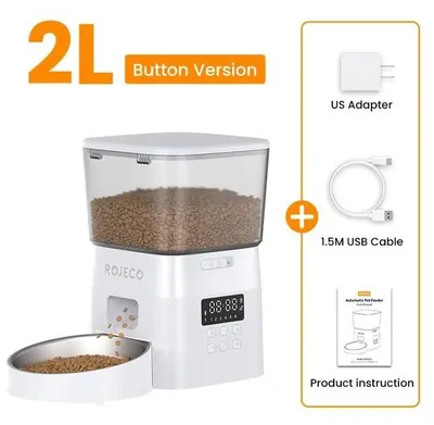 Produktbild von Automatischer Futternapf - 2-Liter - Portionsgerechter - Einstellbar mit Touchdisplay