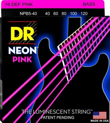 Produktbild von DR Strings NPB5-40 Saiten für 5-saitigen E-Bass, Saiten für 5-Saiter E-Bass