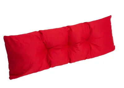 Immagine prodotto di Cuscino da giardino rosso in pallet| Cuscino in pallet 120x40cm| Cuscino per bambini a terra| Cuscino da seduta| Euro pallet| Cuscino per mobili da giardino