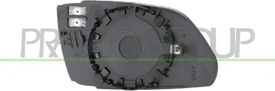 Produktbild von PRASCO Spiegelglas Außenspiegel Links für VW POLO (9N) Asphärisch VG0227504