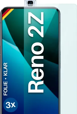 Produktbild von moex® 3x Schutzfolie kompatibel mit Oppo Reno2 Z - Displayschutzfolie dünn Folie, Klar