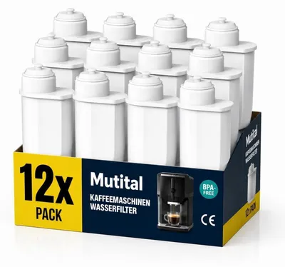 Image de Filtres de remplacement pour appareils à eau, lot de 12, compatibles avec les séries Siemens EQ, Bosch TCZ7003 et Brita Intenza