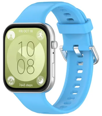 Produktbild von Smartwatch Armband Huawei Watch Fit 5 4 / 5 4 Pro / 3 hochwertiges Silikon Blau