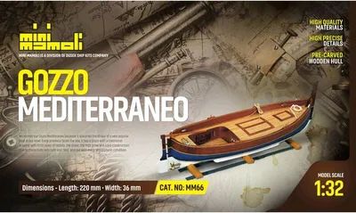 Zdjęcie produktu dla Zestaw Krick Gozzo Mediterano 1:32 Mini Mamoli