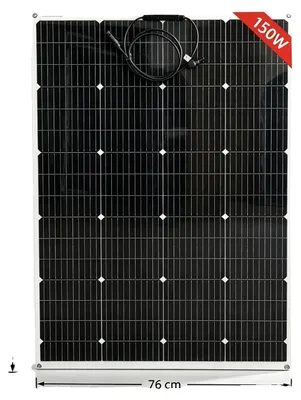Immagine prodotto di Pannello solare, alta efficienza, impermeabile e resistente, 1 pannello da 150W