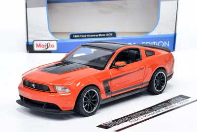 Zdjęcie produktu dla Ford Mustang Boss 302 ciemnopomarańczowy - Maisto 1:24