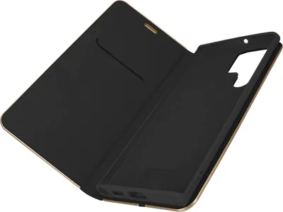 Produktbild von Forcell, Klappetui mit Kartenfach für Samsung Galaxy S22 Ultra, Schwarz