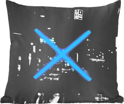 Produktbild von MuchoWow® Zierkissen Sofakissen Wohnzimmer Dekokissen 40x40 cm Spiel - Controller - Blau - Foto Kissen - Schlafzimmer Dekoration