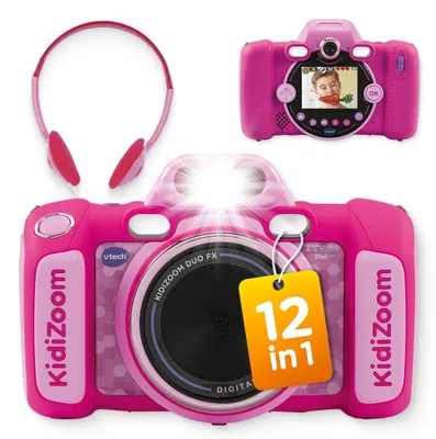 Produktbild von VTech KidiZoom Duo FX pink, Digitalkamera für Kinder, 4 Jahr(e), 450 g, Pink