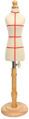 Produktbild von Verstellbare Damenkleidungsform - Holzrahmen - Stabilität - Flexibles Nähen