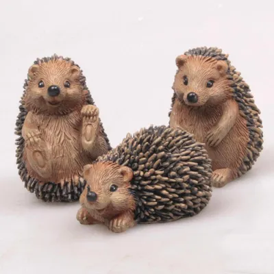 Produktbild von Bauernhofholz-Tierstatue Igel 6cm