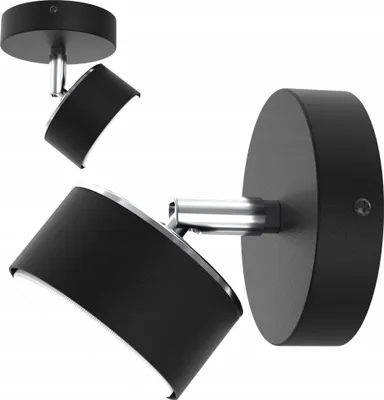 Immagine prodotto di Lampada da parete Lampada da soffitto Faretto Nero Cromo GX53 Lampada polacca