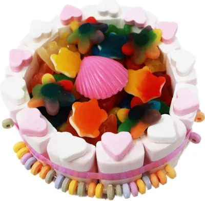 Obrázek produktu pro Ovocný želé narozeninový dort Happy Birthday gift idea dívka 550g