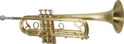 Produktbild von K. Glaser Heavy Trompete, Messing geschliffen, Monel Ventile, Mundstück, Koffer