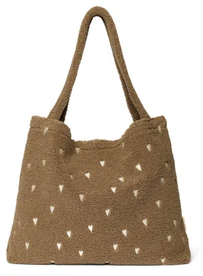 Produktbild von Studio Noos Teddy Hearts Mom Bag - Braun | Taschen