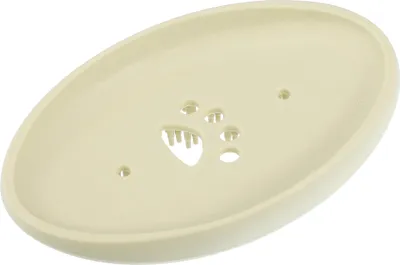 Produktbild von Seifenschale, Seifenreinigungsaufbewahrung, für Badezimmer, Silikon, Beige