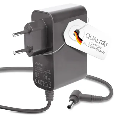 Produktbild von CELLONIC Ladegerät kompatibel mit Dyson V10,V11,V12 & V15 mit Ladekabel - Netzteil 30.45V 1100mA für kabellose Staubsauger