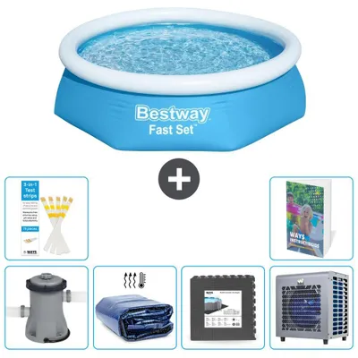 Obrázok produktu pre Bestway Fast Set, kruhový bazén - 244x61 cm - 5-dielna sada, model S190