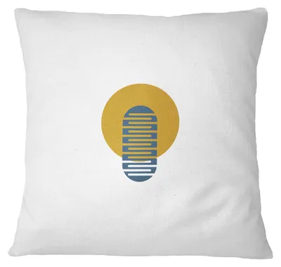 Dekokissenbezug 45x45 cm, Polyester, Weiß, Modern