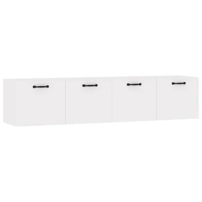 Obrázok produktu pre Nástenné skrinky 2 ks. Biela 60x36,5x35 cm Materiál na báze dreva