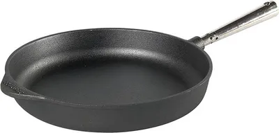 Zdjęcie produktu dla Skeppshult - Patelnia do smażenia głęboka 28cm stalowa rączka