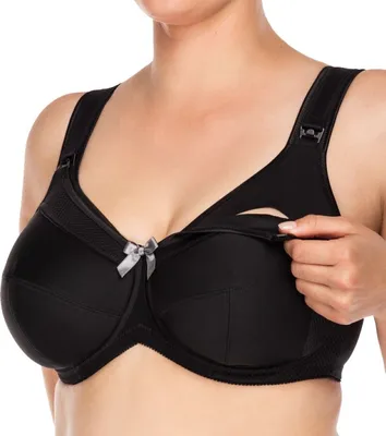 Produktbild von Ulla | Lilly Still-BH Schwarz - Schwarz / 70I | Shapewear & Mieder