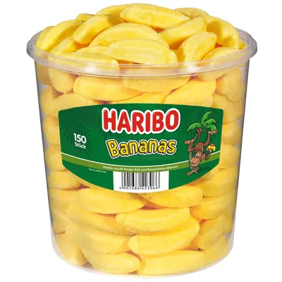 Produktbild von HARIBO Banány ovocné žvýkačky 150 ks.