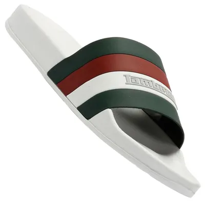 Produktbild von UK 9|Lambretta Prince Herren Badelatschen white/green LAM0031-X07