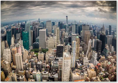 Produktbild von Tulup® Glas-Bild - 100 x 70 - Wandbild aus Glas - Wandkunst - Wandbild hinter gehärtetem Sicherheitsglas - Sehenswürdigkeiten & Architektur - New York - Grau