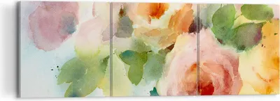 Produktbild von Bild auf Leinwand - Leinwandbild - Rose Blume Garten - 120x40cm - Wand Bild - Wanddeko - Wandbilder - Leinwanddruck - Bilder - Kunstdruck - Wanddekoration - Leinwand bilder - Wandkunst - CA120x40-3910